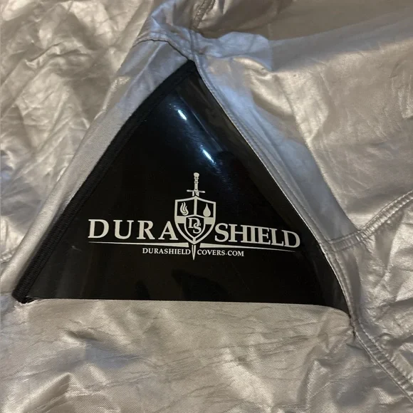 Black and Silver Motorcycle Cover - Picture 4 of 6